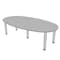 Skutchi Designs 45.25 in W, 84 in L, 29 in H, Engineered Wood Top, Grey HAR-BOVL-46X84-PT-01 - alternate 1